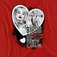 thumbnail image 2 of Birds of Prey T-Shirt Heart Harley Unisex Graphic Tee For Men & Women, 2 of 7