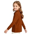 thumbnail image 4 of Girls' Ruffle Collar Polo Shirt with Long Sleeves, 4 of 8