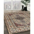 thumbnail image 3 of Ahgly Company Machine Washable Indoor Rectangle Traditional Sepia Brown Area Rugs, 5' x 8', 3 of 7