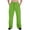 Fluorescent Green_016, variant on Domuza Men's Wide Leg Baggy Sweatpants Drawstring Elastic Waist Athletic Trousers with Pockets Streetwear Green S