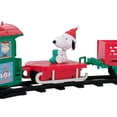thumbnail image 3 of Snoopy Holiday Express 12‑Piece Train Set with Light, Sound, and 9‑Foot Track, 3 of 6
