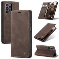 Dteck for Samsung Galaxy A23 5G Case, Galaxy A23 Wallet Case with Credit Card Slots, Soft PU Leather Magnetic Folio Flip Stand Protective Phone Cover for Samsung Galaxy A23 5G/4G,Coffee
