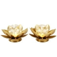 thumbnail image 2 of JHY DESIGN Bedside Lotus Table Lamp Set of 2 Battery Powered Nightstand Fairy Ambiance lamp, 2 of 7