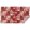 Red Christmas Patchwork, variant on Black Breast Cancer Rectangle Tablecloth 60"x84",Waterproof Polyester Rectangle Table Cloth, Wipeable Spillproof Polyester Tablecloth for Dining, Camping, Indoor and Outdoor