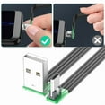 thumbnail image 5 of 90 Degree Angled USB to Micro USB Cable for Electronics Charging and Data Transfer in Tight Spaces Multiple Lengths, 5 of 10