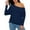 Z02 BU2, variant on Oversized Long Sleeve Shirts For Women Loose Solid Color Crew Neck T Shirt Soft Comfortable Fall Basic Work Tee Vacation Clothes Hot Pink L