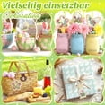 thumbnail image 6 of ERTZAE Egg Shaped Ornament,Wooden Egg Flower Decor,Easter Craft Supply,Wood Craft Decoration,Easter Wood Decoration,12PC Wooden Easter Hanging Ornaments Set,Colorful Bunny & Egg Cutouts for DIY Craft, 6 of 6