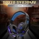 thumbnail image 5 of Auriculares Gamer SY830MV con Micrófono Ajustable, Control de Volumen, Luz LED y Conexión AUX+USB en Color Blanco y Azul, 5 of 7