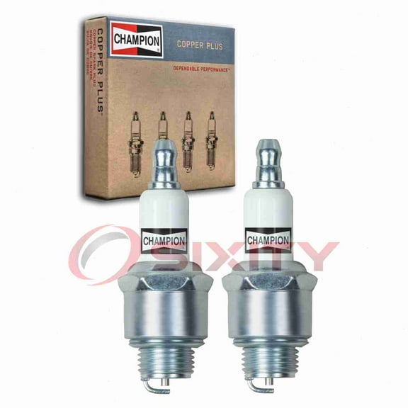 2 pc Champion 861 Copper Plus Spark Plugs for 77-301-1 A11LM AS8 B2LM B2LMY CS1 GL4C J19LM W14LMU W14LMUS Ignition Wire Secondary