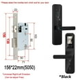 thumbnail image 2 of Digital Electronic Smart Door Lock With Biometric Camera Fingerprint Smart Card Password Key Unlock ,Easy Installation, 2 of 7
