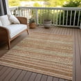 thumbnail image 6 of Addison Rugs Chantille Indoor/Outdoor Transitional Stripes Terracotta Washable Rectangle Rug, 10' x 14', 6 of 6