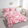 thumbnail image 3 of Castle Fairy Xmas Santa Claus Bedding Comforter Set 7-Piece for Children Teens,Merry Christmas King Bedding Sets,Happy New Year Ultra Soft Bed Sheets,Microfiber Bedroom Decor,Reversible, 3 of 8