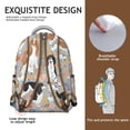 thumbnail image 5 of Dog & Galaxy Print Backpack - Cosmic Theme for Teens & Adults, Cute Gift for Stargazers, Durable Material, Hidden Anti-Theft Pocket Inside, 5 of 6