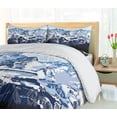 thumbnail image 5 of Ambesonne Scenery Duvet Cover Sets, Mountain with Snow View, 2-Queen, Blue Grey Dark Blue, 5 of 7