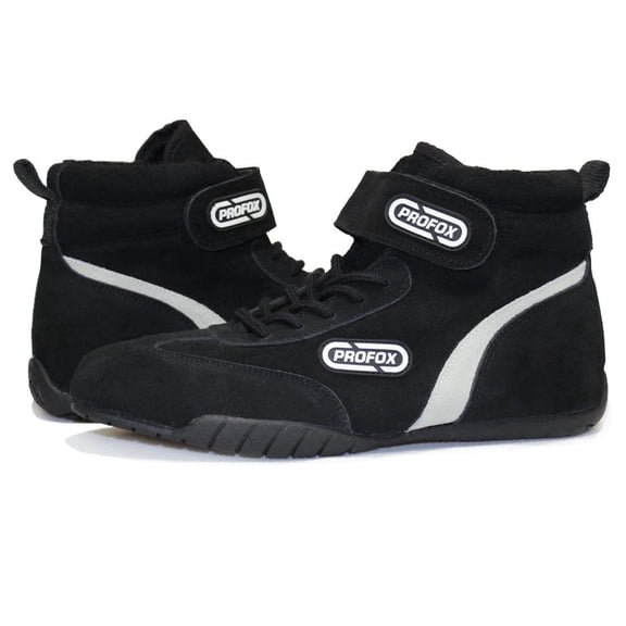 PROFOX Classic Auto Racing Shoes Boots Black SFI 3.3/5 (PN064, Black, Mens 11)
