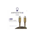 thumbnail image 3 of AmpSentrix - 6 Ft USB Type C To USB Type C Cable (Infinity) (Gold), 3 of 3