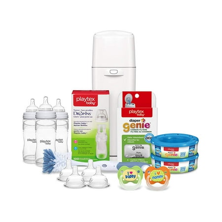 Playtex Baby Gift Set with Diaper Genie Complete Refills and Nurser