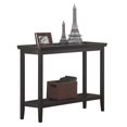 thumbnail image 2 of Pemberly Row Table Console Moderne, Fini Bois Noir, 2 of 5