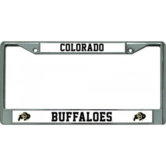 Colorado Buffaloes Chrome License Plate Frame