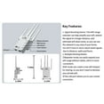 thumbnail image 6 of 4 Antenna Signal Extender 5G High-Speed Expansion WiFi Booster Plug and Play Signal Amplifier Dual Band 1200M Wireless Network Signal Booster for Living Room Home Office US Plug..., 6 of 8