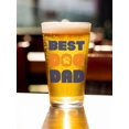 thumbnail image 2 of Best Dog Dad Pint Glass -Smartprints Designs, 16 oz Transparent Glass, 2 of 4