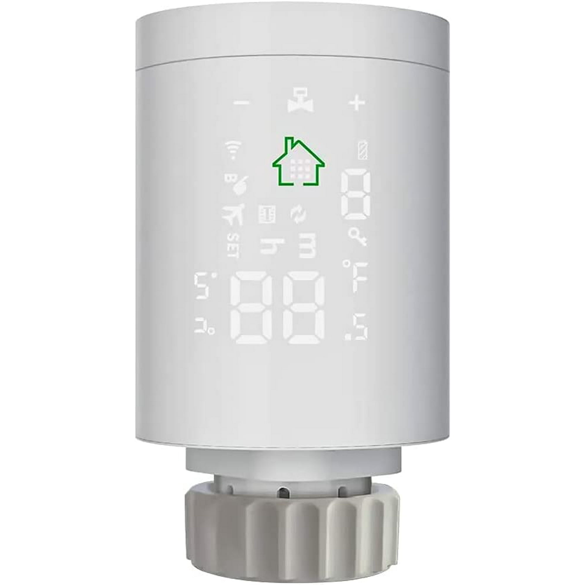 nipocaio Zigbee Actuator Thermostat for Radiator Valve Radiator, LCD  Display on Body, AA Battery Powered, Compatible with Amazon Alexa and  Google Home | Walmart Canada