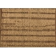 thumbnail image 1 of Ahgly Company Indoor Rectangle Oriental Orange Modern Area Rugs, 5' x 8', 1 of 4