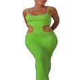 thumbnail image 1 of PENGXIANG Robe Longue Ajourée pour Femmes Bodycon Dos Nu Maxi Robe Nœud devant Robe de Cocktail Noire L, 1 of 7