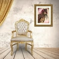 thumbnail image 3 of Sheena Pike Art 14x18 Gold Ornate Wood Framed with Double Matting Museum Art Print Titled - Magenta Warrior, 3 of 4