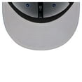 thumbnail image 5 of Men's New Era Royal Golden State Warriors Piped & Flocked 59Fifty Fitted Hat, 5 of 6