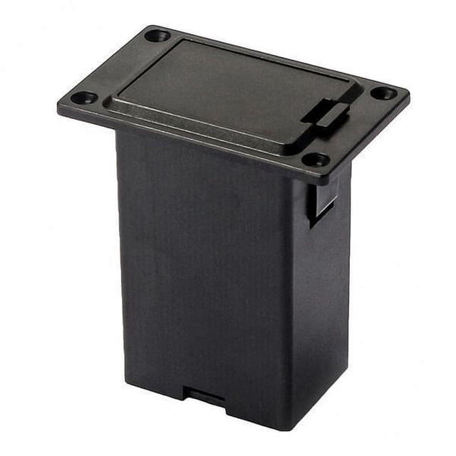 Caja de sujeción para batería de 3x 9V, cubierta del compartimento para pastilla de guitarra eléctrica 3 piezas