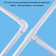 thumbnail image 5 of Tubo redondo rígido de PVC Uxcell 8mm ID 10mm OD 8" de longitud blanco de alto impacto para tuberías de agua, manualidades, fundas de cables, 5 of 6