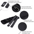 thumbnail image 4 of Pesas para tobillos, muñecas, brazos y piernas de 10 libras x 2 para mujeres, niños y hombres, cómodas y suaves, perfectas para bailar, correr, caminar, hacer ejercicio o hacer ejercicio (negras), 4 of 8