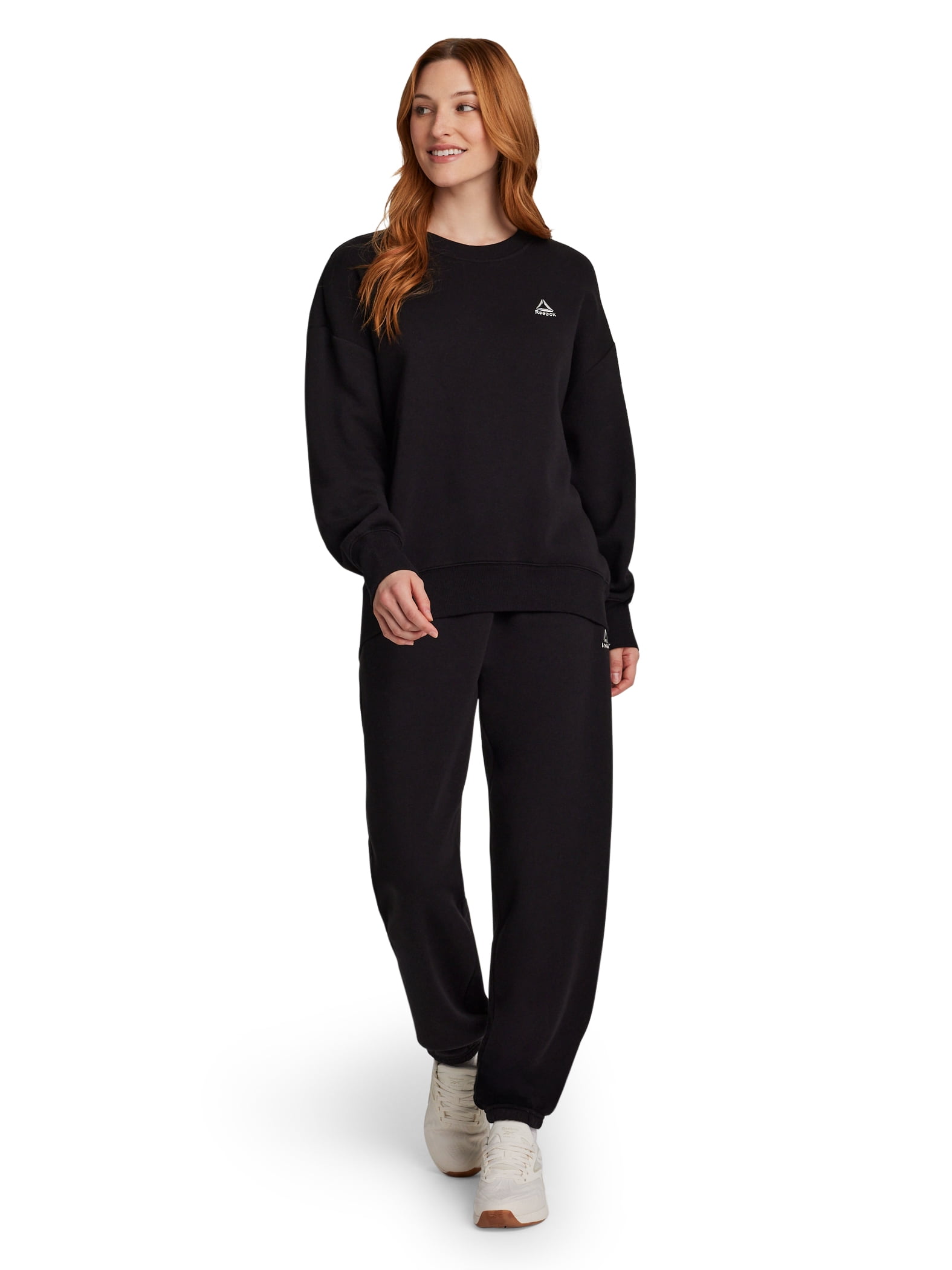 Reebok Women's Game Day Fleece Oversize Crewneck Sweatshirt, Size XS-4X