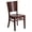 Walnut Wood Seat/Walnut Wood Frame, variant on Flash Furniture Lacey Series Solid Back Mahogany Wood Restaurant Chair - Burgundy Vinyl Seat