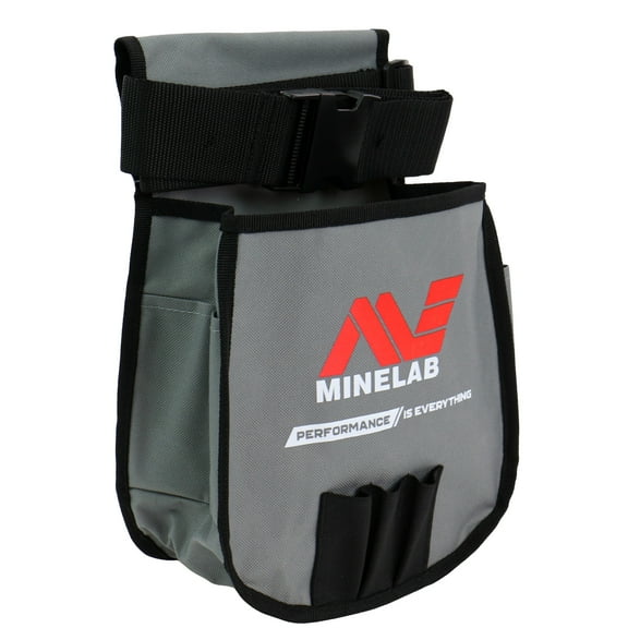 Minelab Metal Detector Finds Pouch in Grey & Black for Tools and Finds 9999-0076