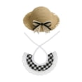 thumbnail image 1 of Traje de ganso, ropa de ganso de cemento, sombrero y collar, se adapta a estatuas de 23 y 17 pulgadas, accesorios de disfraz para porche, jardín patio, 1 of 6
