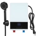 thumbnail image 1 of Calentador de agua eléctrico sin tanque: Calentador de agua instantáneo para ducha de baño - Calentamiento rápido. Incluye cabezal de ducha para el hogar. Enchufe estadounidense., 1 of 7