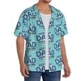 thumbnail image 2 of Fotbe Best Dad Ever Camisa Estampada de Manga Corta para Hombre, Casual de Verano, Estilo Playero, Sin Arrugas-4X-Large, 2 of 5