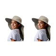 thumbnail image 2 of Wosthever Sombrero para el sol, impermeable, plegable, pesca, luz solar, gorra para sombrero, nailon ajustable Type2 NO2, 2 of 6