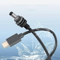 thumbnail image 3 of Cable Jack de 100 W Tipo C A Resistente Al Agua, Cable de Alimentación Portátil USB C A CC Para Mini Antena Parabólica, Calibre de Alambre 18 Awg, Material de Cobre de Caucho,, 3 of 7