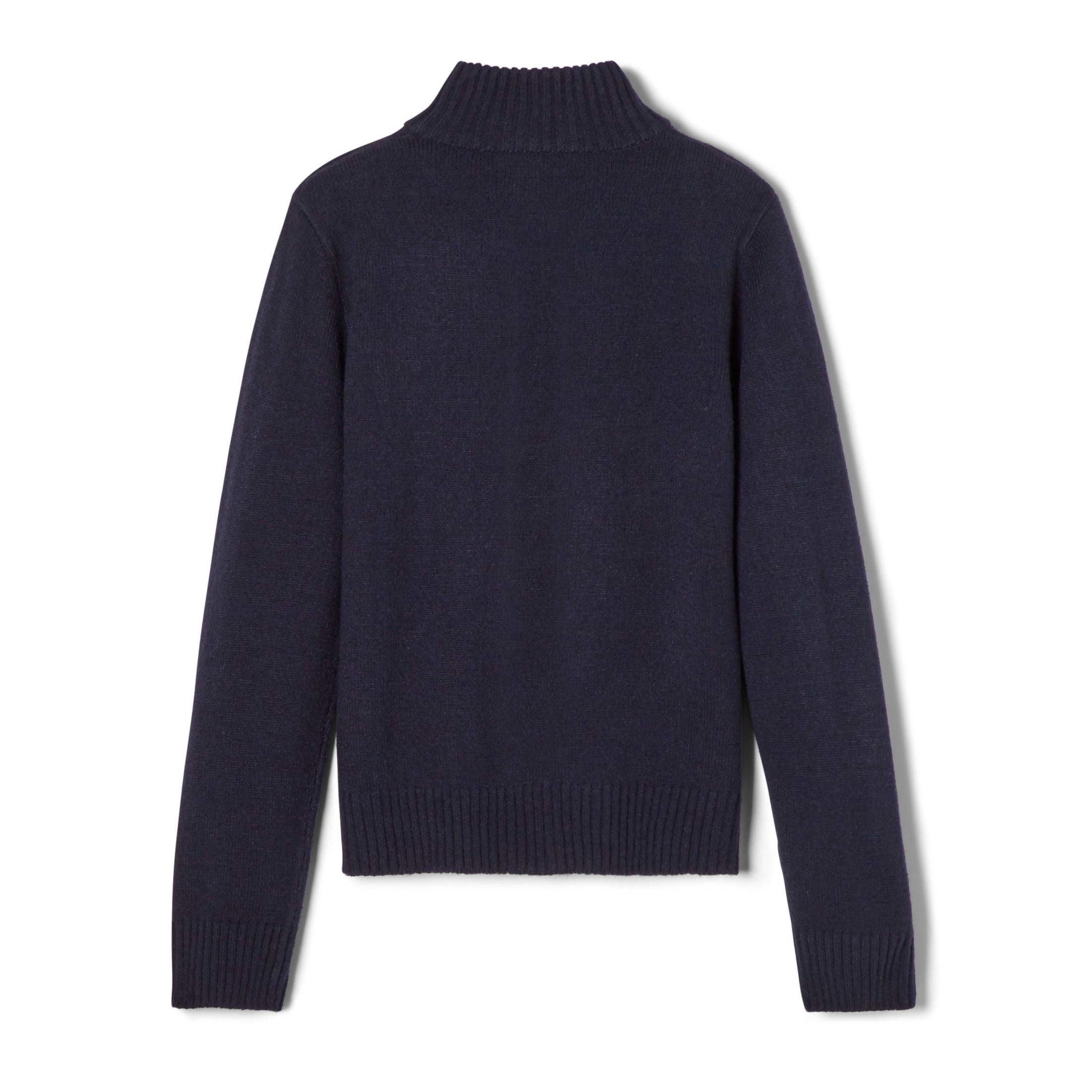 French Toast Boys' Mock Neck Zip Sweater, Navy, Sizes XS-XL