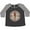Baseball Smoke and Heather, variant on Southwestern Native Pattern Lizard Women's Plus Size T-Shirt