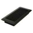 thumbnail image 5 of (5 pack) Imperial 4-inch x 10-inch Black Plastic Louvered, Floor Register, Rectangular, Household Vent Cover, 5 of 8