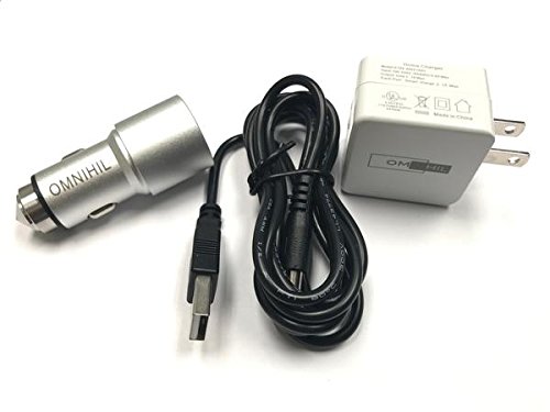 OMNIHIL 2-Port USB Car and Wall Charger for D-Link DCS-8200LH DCS 8200LH HD 180-Degree Wi-Fi Camera - image 1 of 4