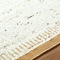 thumbnail image 6 of Hauteloom Andrey Boho Hand Woven Natural Fiber Wool Area Rug - Farmhouse Solid Color Carpet for Living Room, Bedroom, Dining Room - Beige, Light Brown - 10' x 14', 6 of 11