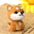 thumbnail image 1 of DIY Wool Felt Needle Felting Kit Raw Material for Adult Cartoon Animal Elephant, 1 of 2