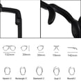 thumbnail image 2 of 3 Pairs of Women Transparent Small Round Reading Glasses 2.50, Men Vintage Presbyopia Glasses Plastic Readers +2.00 Strength for Small Face, 2 of 6