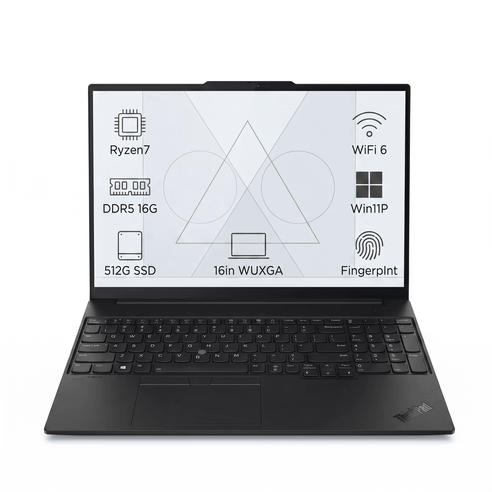 Lenovo ThinkPad E14 14in WUXGA Laptop Ryzen 7 250 8GB DDR5 512GB