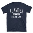 thumbnail image 1 of Alamosa Colorado Classic Established Men's Cotton T-Shirt, 1 of 1